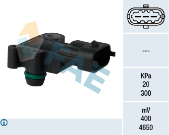 FAE Sensor, sugerørstryk 15129 for FORD VOLVO MAZDA LAND ROVER PEUGEOT JAGUAR