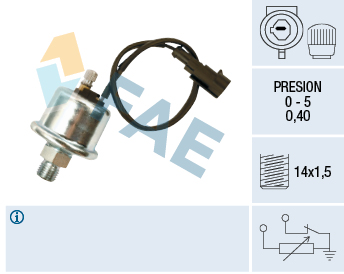 FAE Sensor, olietryk 14010 for OPEL GENERAL MOTORS