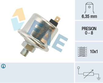 FAE Sensor, olietryk 14500 for PEUGEOT CITROËN/PEUGEOT CHRYSLER ALFA ROMEO FIAT CITROËN ROVER TALBOT