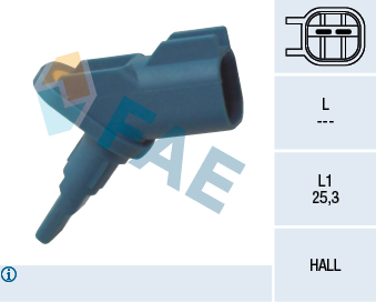 FAE ABS Sensor 78011 foraksel for FORD
