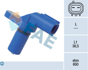 FAE Omdrejningssensor, automat gear 79255 for FORD OPEL GENERAL MOTORS CHEVROLET MAZDA TOYOTA LEXUS MITSUBISHI SUZUKI NISSAN