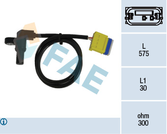 FAE Omdrejningssensor, automat gear 79223 for CITROËN RENAULT