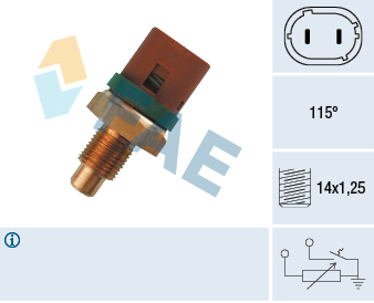 FAE Sensor, kølevæsketemp. 34230 for RENAULT