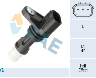 FAE Impulsgiver, krumtapaksel 79459 for ACURA STANDARD AUTOMOBILE HONDA