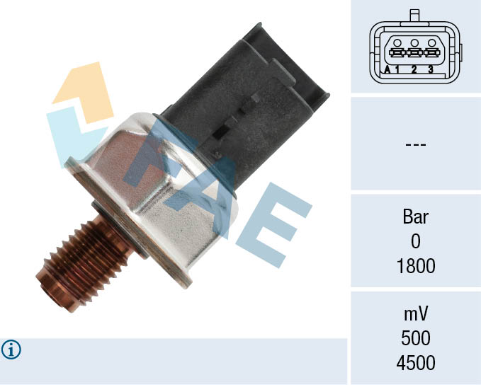 FAE Sensor, brændstoftryk 15600 for PEUGEOT CITROËN
