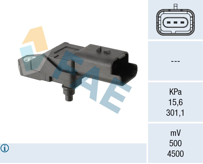 FAE Sensor, sugerørstryk 15270 for VAUXHALL DS