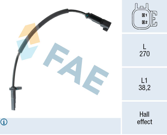 FAE ABS Sensor 78556 for FORD