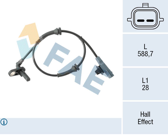 FAE ABS Sensor 78505 for NISSAN