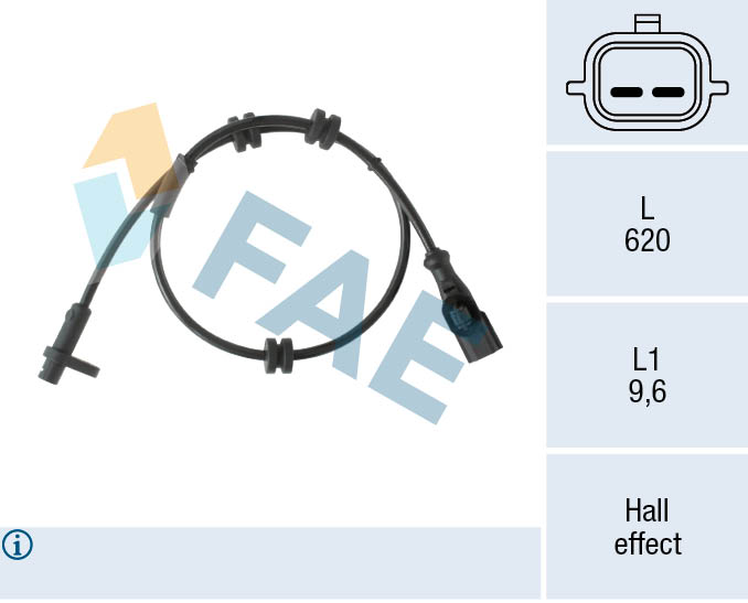 FAE ABS Sensor 78553 for FORD