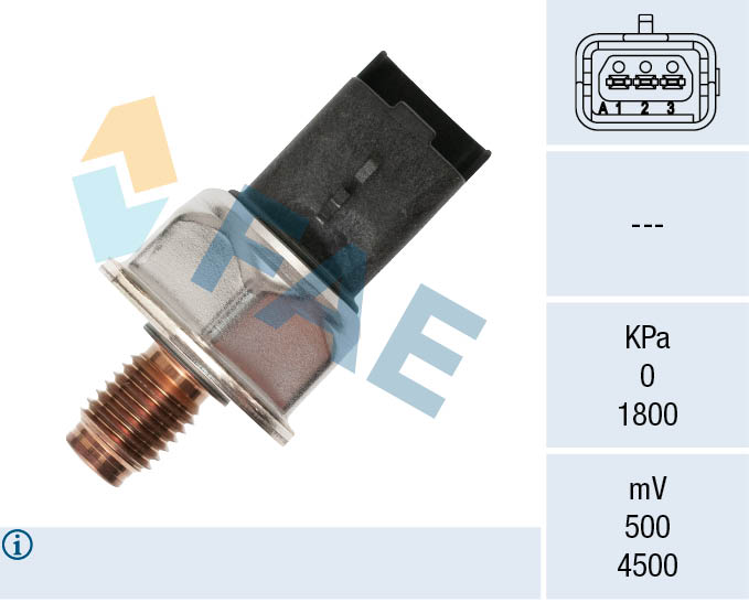 FAE Sensor, brændstoftryk 15602 for RENAULT