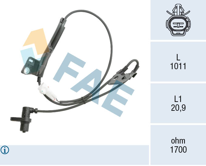 FAE ABS Sensor 78561 for TOYOTA