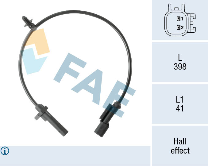 FAE ABS Sensor 78570 for FORD