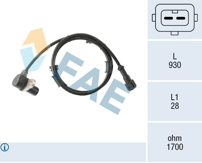 FAE ABS Sensor 78579 for VOLVO MITSUBISHI