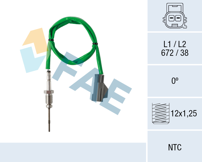 FAE Sensor, udstødningsgastemperatur 68627 for FORD FORD USA