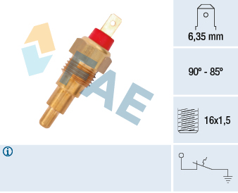 FAE Temperaturkontakt, kølerventilator 37620 for MAZDA STANDARD AUTOMOBILE