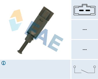 FAE Kontakt, koblingsbetjening (fartpilot) 24772 for FORD VW