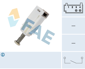 FAE Kontakt, koblingsbetjening (fartpilot) 24791 for ABARTH