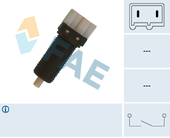 FAE Kontakt, koblingsbetjening (fartpilot) 24870 for RENAULT