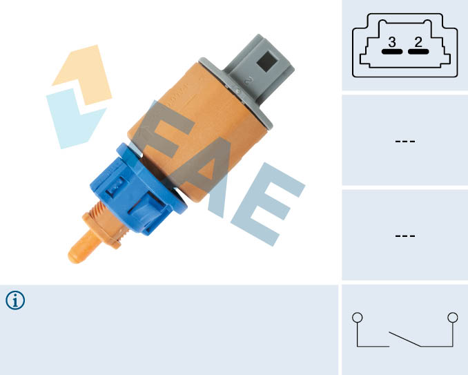 FAE Kontakt, koblingsbetjening (fartpilot) 24889 for RENAULT