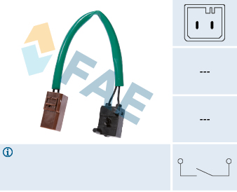 FAE Kontakt, koblingsbetjening (fartpilot) 24905 for PEUGEOT