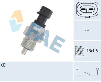 FAE Kontakt, baklygte 40490 for OPEL FORD FIAT ALFA ROMEO