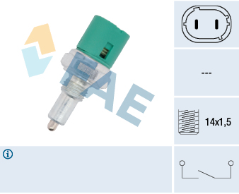 FAE Kontakt, baklygte 40600 for VOLVO OPEL GENERAL MOTORS DACIA MITSUBISHI NISSAN RENAULT