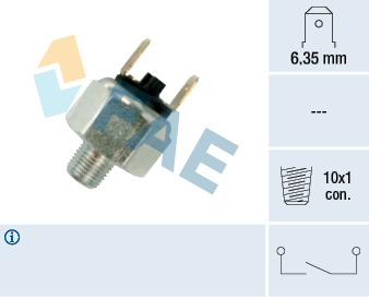 FAE Stoplyskontakt 21020 for SKODA MERCEDES-BENZ VW STANDARD AUTOMOBILE