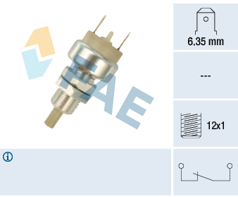 FAE Stoplyskontakt 24150 for SAAB BMW VOLVO VW MAN STEYR STANDARD AUTOMOBILE