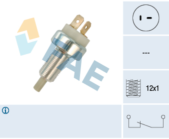 FAE Stoplyskontakt 24180 for PORSCHE STANDARD AUTOMOBILE MERCEDES-BENZ VW