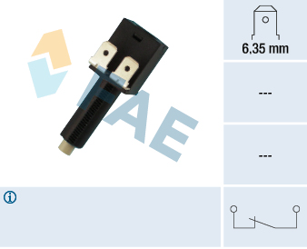 FAE Stoplyskontakt 24210 for FORD VOLVO OPEL GENERAL MOTORS VW MAZDA MERCEDES-BENZ