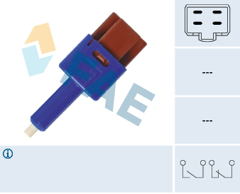 FAE Kontakt, koblingsbetjening (fartpilot) 24454 for RENAULT NISSAN