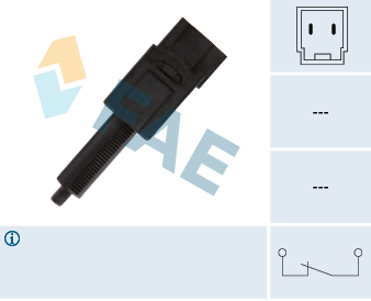 FAE Stoplyskontakt 24495 for NISSAN