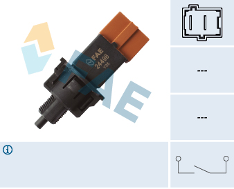 FAE Stoplyskontakt 24496 for STANDARD AUTOMOBILE INFINITI RENAULT TRUCKS