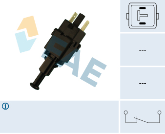 FAE Stoplyskontakt 24500 for OPEL HOLDEN GENERAL MOTORS DAEWOO STANDARD AUTOMOBILE