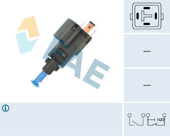 FAE Stoplyskontakt 24518 for OPEL GENERAL MOTORS