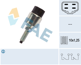 FAE Stoplyskontakt 24600 for OPEL VAUXHALL DAEWOO KIA HONDA HOLDEN MITSUBISHI STANDARD AUTOMOBILE