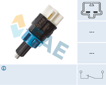 FAE Stoplyskontakt 24603 for STANDARD AUTOMOBILE HONDA FIAT MITSUBISHI