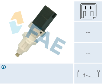 FAE Stoplyskontakt 24660 for PEUGEOT LANCIA FIAT ALFA ROMEO