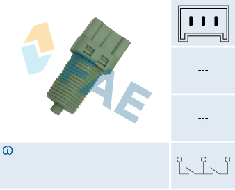 FAE Stoplyskontakt 24700 for RENAULT