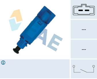 FAE Stoplyskontakt 24773 for FORD VW