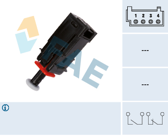 FAE Stoplyskontakt 24795 for OPEL VAUXHALL GENERAL MOTORS CITROËN/PEUGEOT