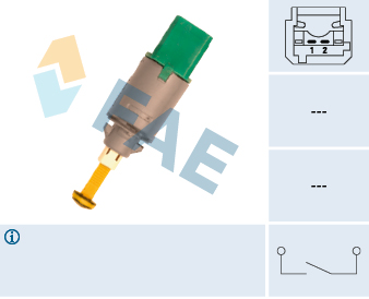 FAE Stoplyskontakt 24900 for OPEL GENERAL MOTORS NISSAN RENAULT