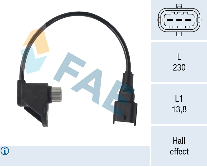 FAE Sensor, knastakselposition 79229 for OPEL VAUXHALL STANDARD AUTOMOBILE
