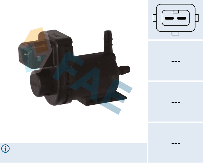 FAE Ventil, udstødningskontrol 56032 for BMW STANDARD AUTOMOBILE LAND ROVER
