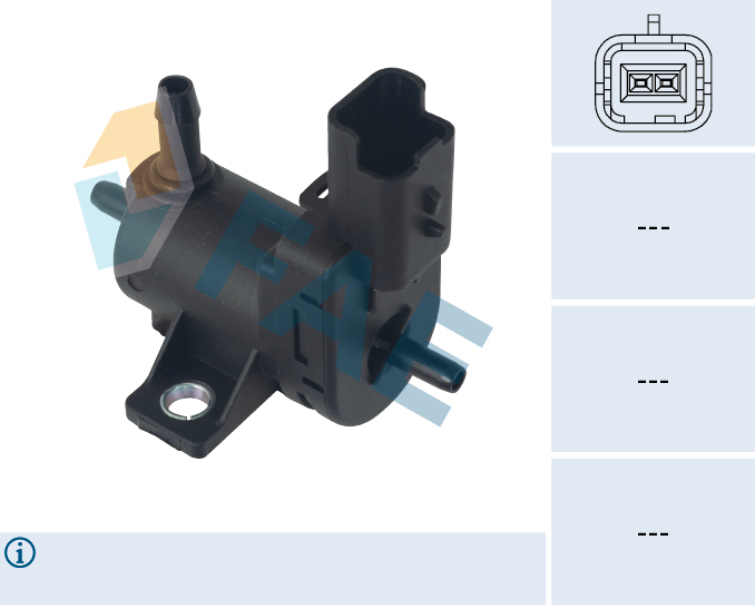 FAE Trykomformer, udstødningsstyring 56064 for PEUGEOT CITROËN