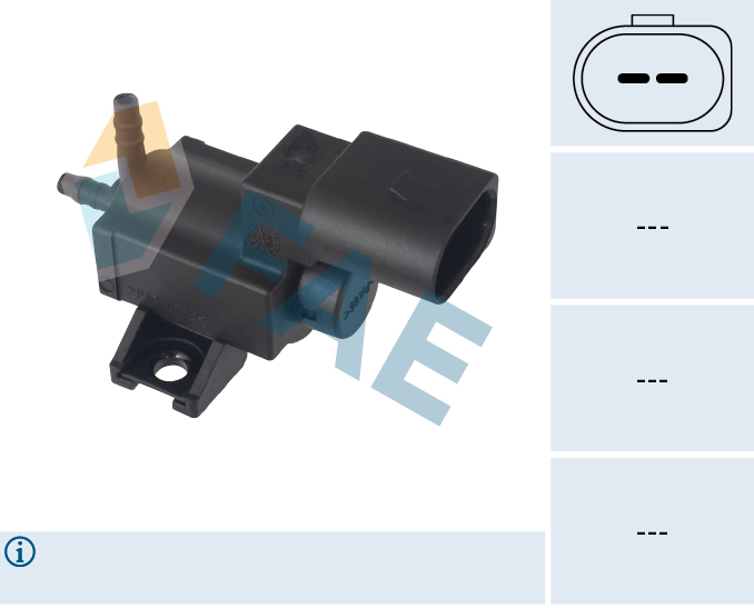 FAE Ventil, udstødningskontrol 56060 for FORD BENTLEY PORSCHE