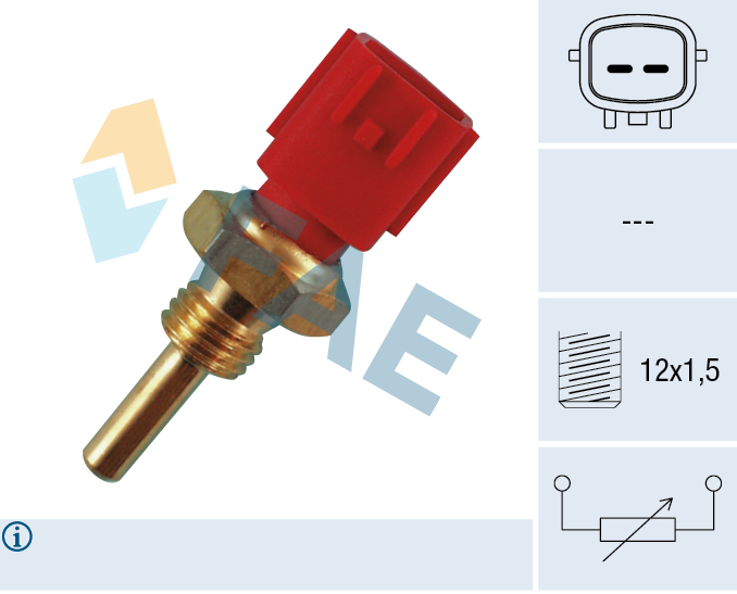 FAE Sensor, kølevæsketemp. 33110 for NISSAN