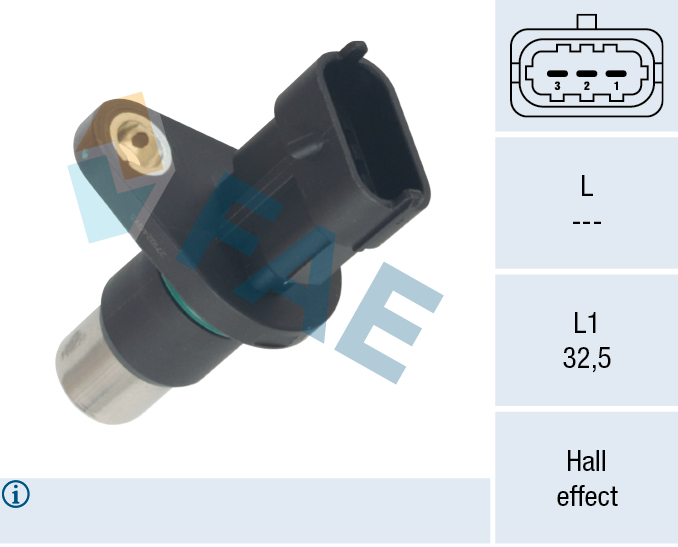 FAE Sensor, knastakselposition 79326 for TOYOTA