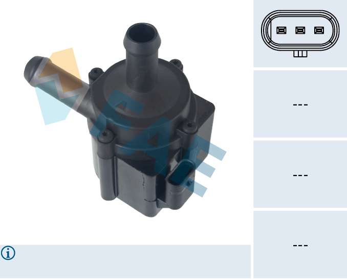 FAE Reservevandpumpe 50033 for FORD