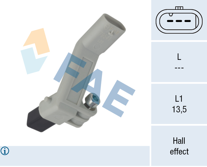 FAE Impulsgiver, krumtapaksel 79541 for VW AUDI SEAT